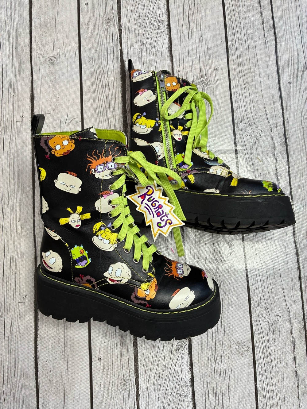 Dolls Kill “ALL GROWED UP” Rugrats Combat Boots